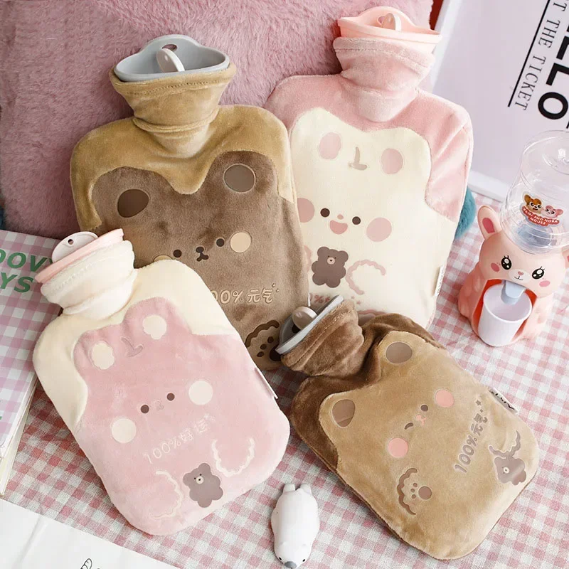 Handbags - 生理痛に効果的な、かわいらしい大容量の湯たんぽ。詰め物入りで、温かい感触が持続する、ふわふわの手袋型湯たんぽ。