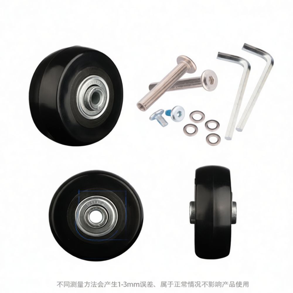 スーツケースやトロリーの修理用、静音性と耐摩耗性に優れた交換 - Silent Replacement Luggage Wheels のレビューと価格