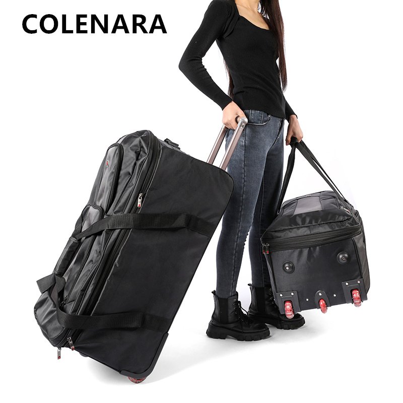 COLENARA 大容量トロリーバッグ 航空貨物バッグ 32 - Foldable Rolling Luggage Bag のレビューと価格