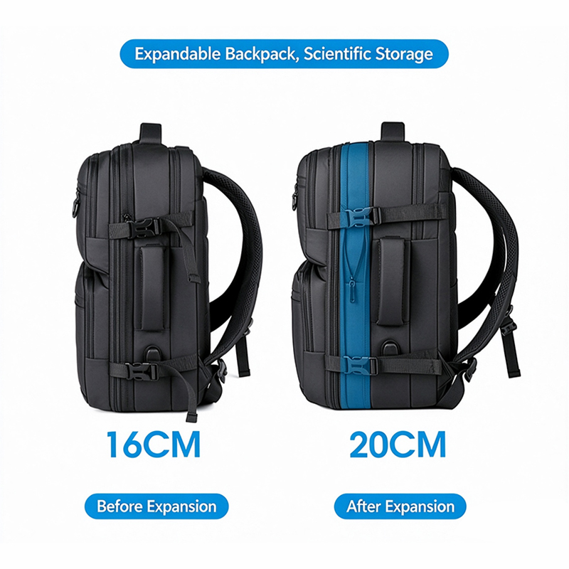 拡張可能な旅行用バックパック（男性用）180 °   ビジネ - Backpacks のレビューと価格