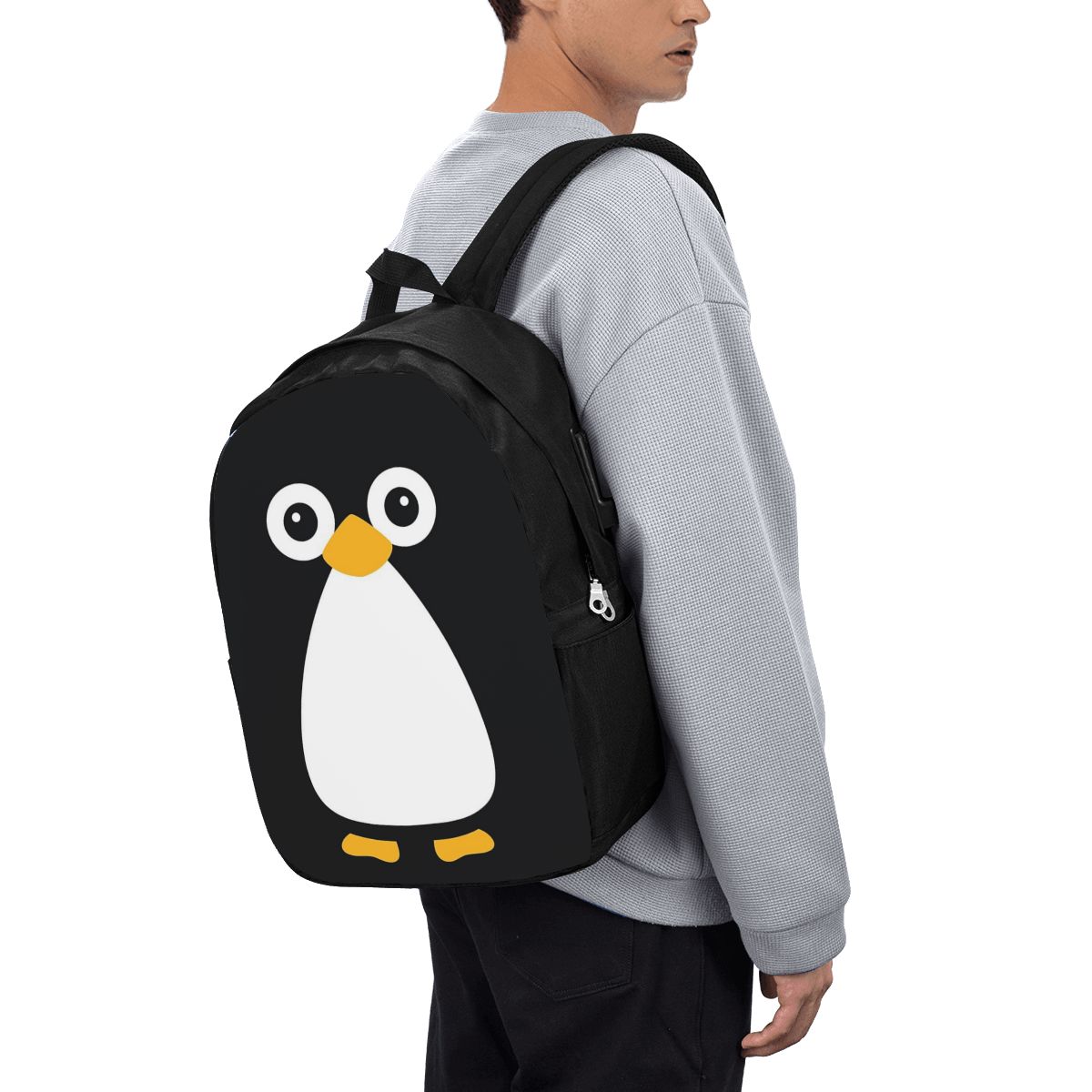 かわいいベクターペンギンバックパック旅行ノートブックバッグコ - Backpacks のレビューと価格