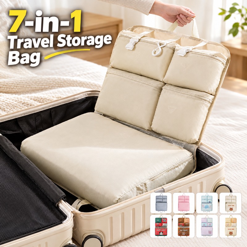 7つの機能が1つになった旅行用収納バッグ。持ち運び可能なハン - Luggage のレビューと価格